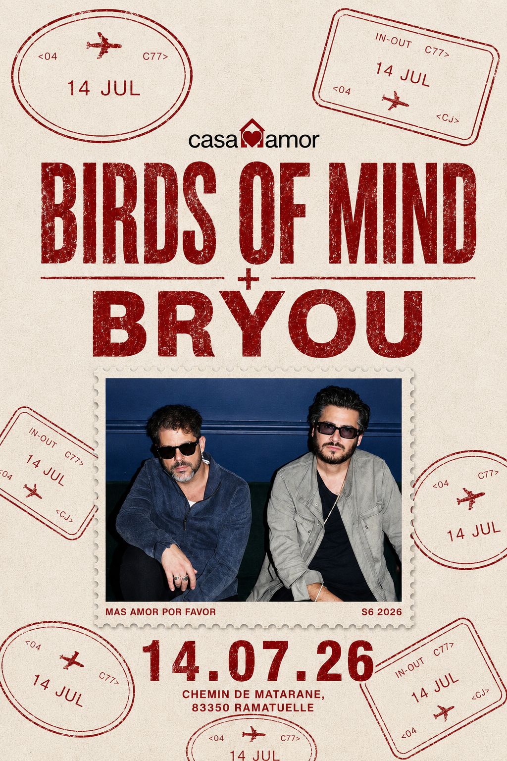 Birds of Mind + Bryou at Casa Amor
