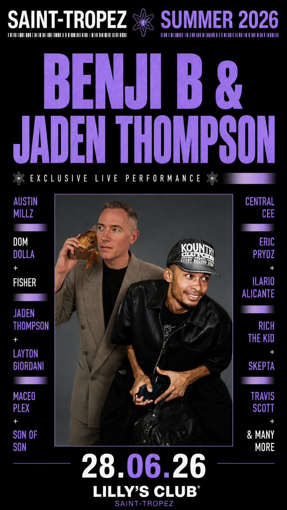 Benji B & Jaden Thompson at Lilly's Club