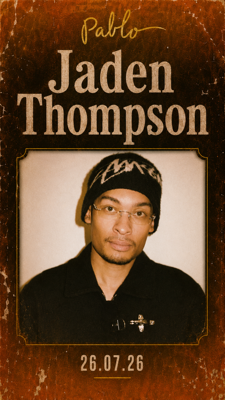 Jaden Thompson at Pablo