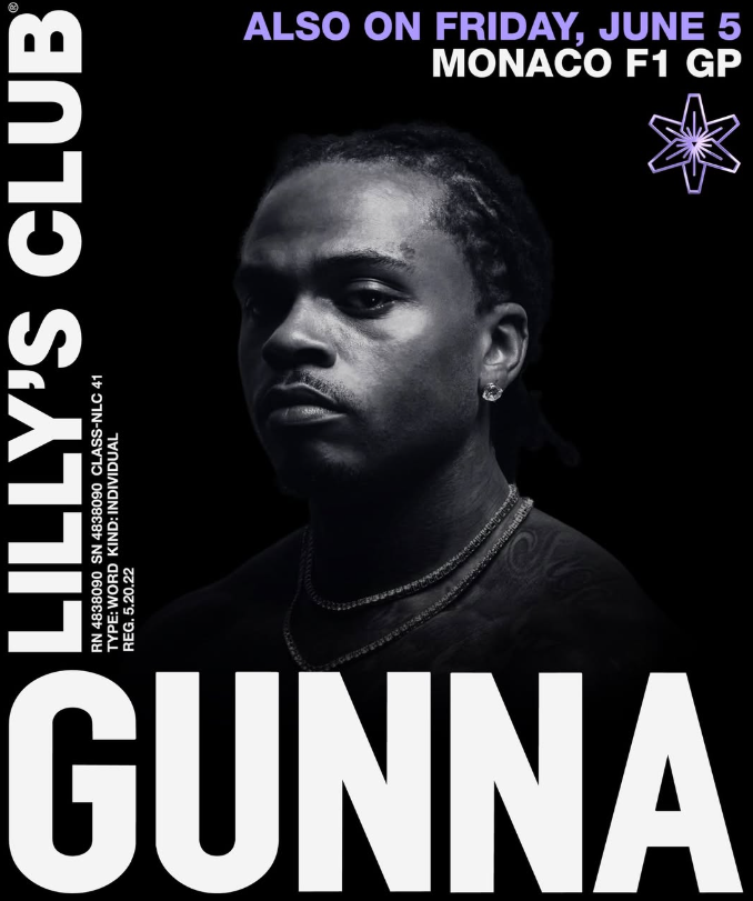 Gunna at Lilly's Club