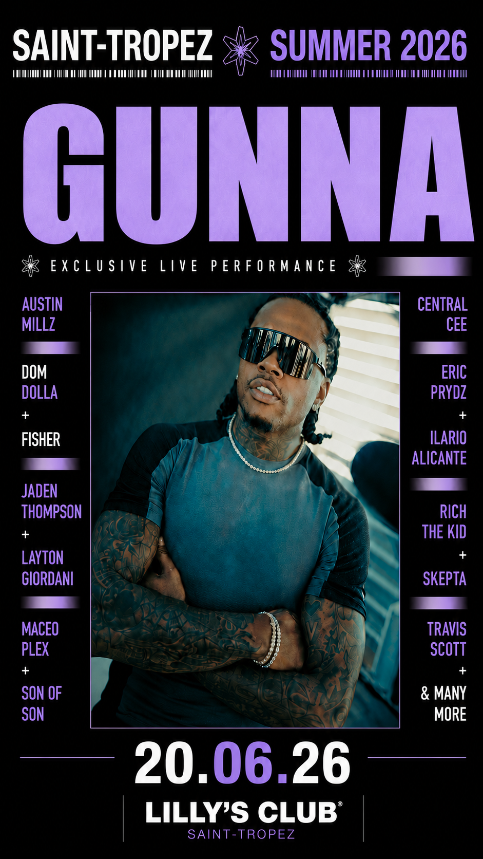 Gunna at Lilly's Club