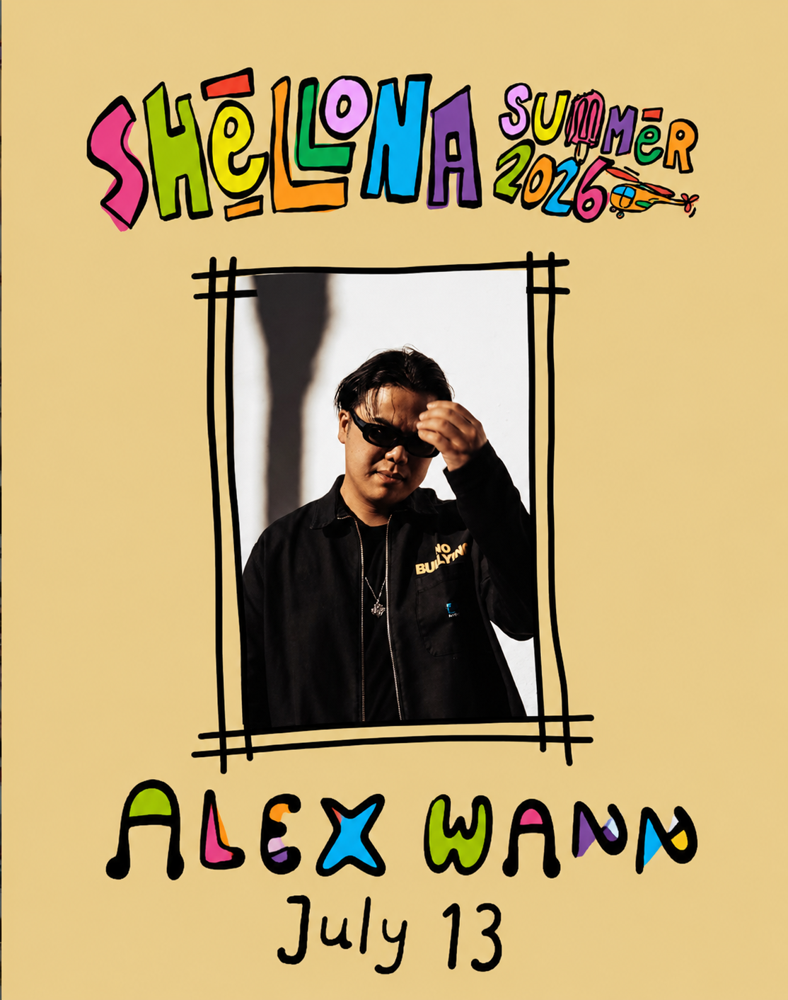 Alex Wann at Shellona