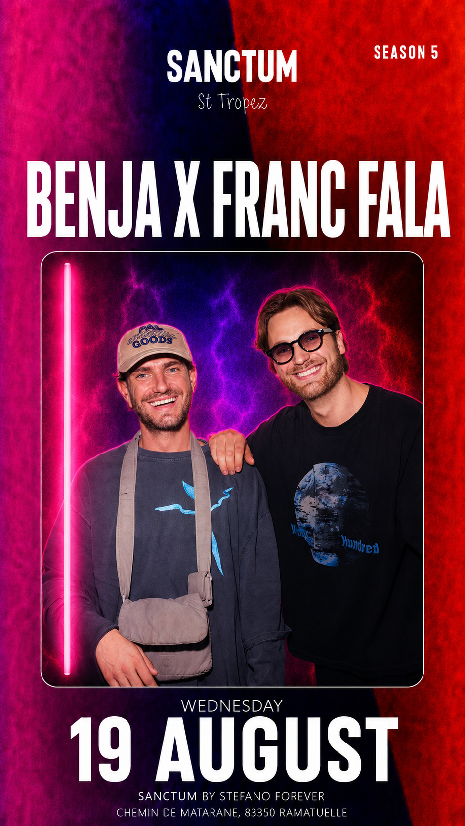 Benja x Fran Fala at Sanctum