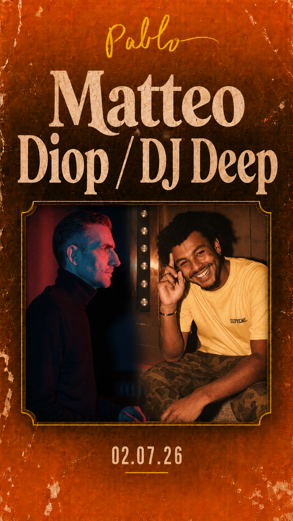 Matteo Diop / DJ Deep at Pablo