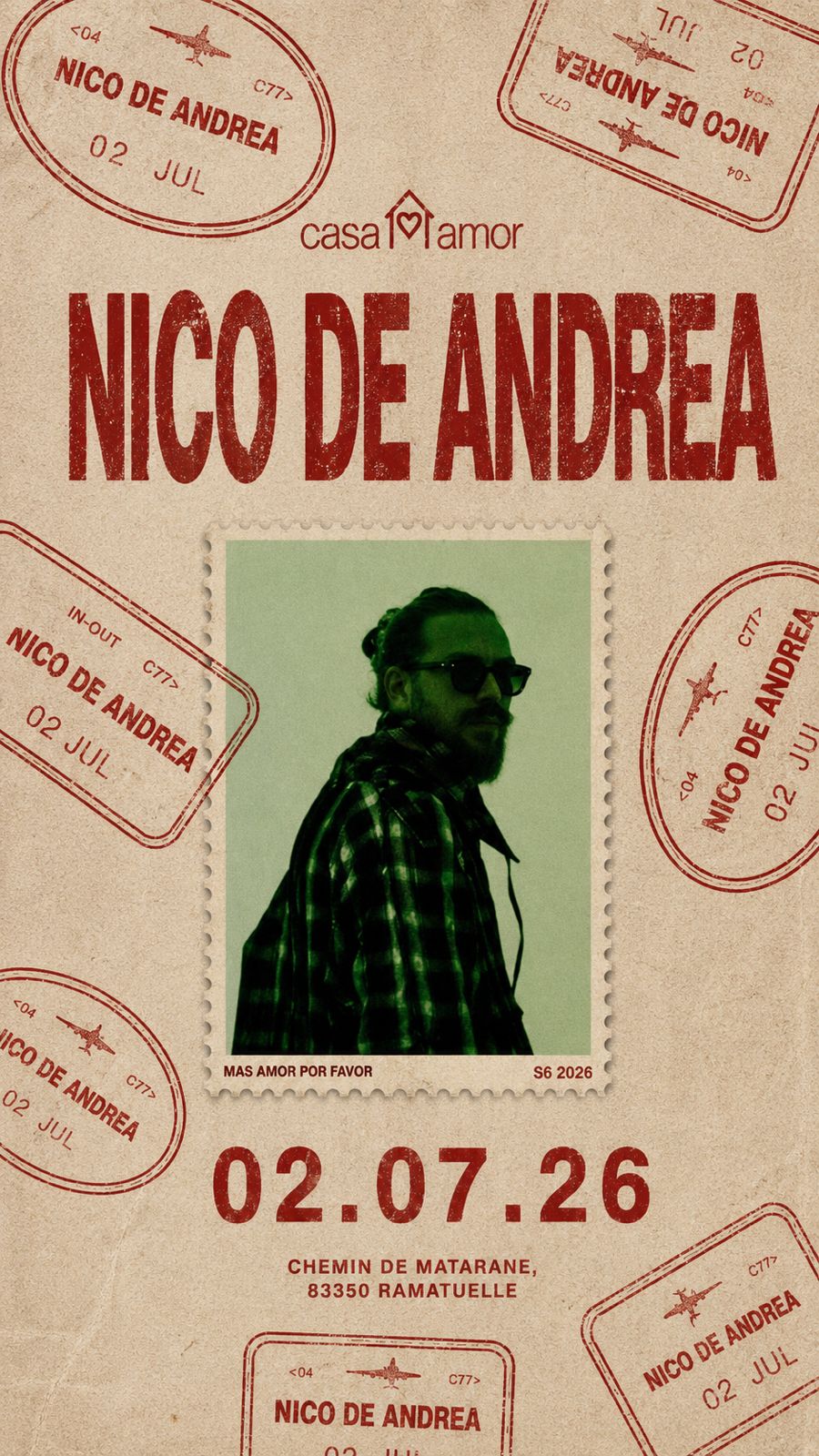 Nico De Andrea at Casa Amor