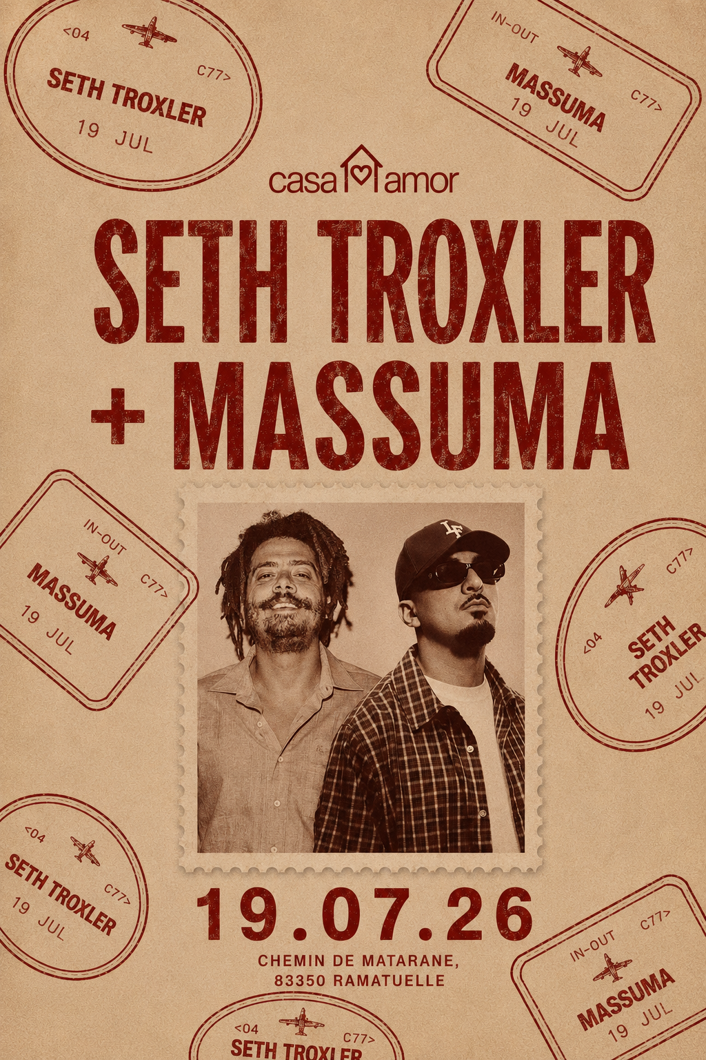 Seth Troxler + Massuma at Casa Amor