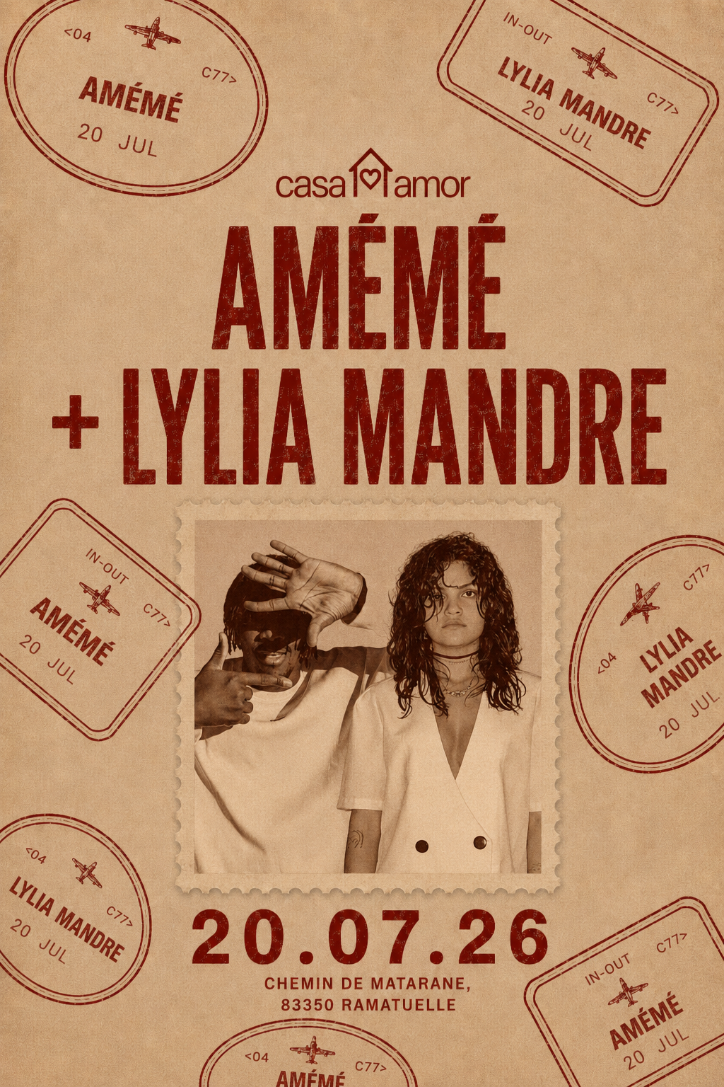 Amémé + Lylia Mandre at Casa Amor